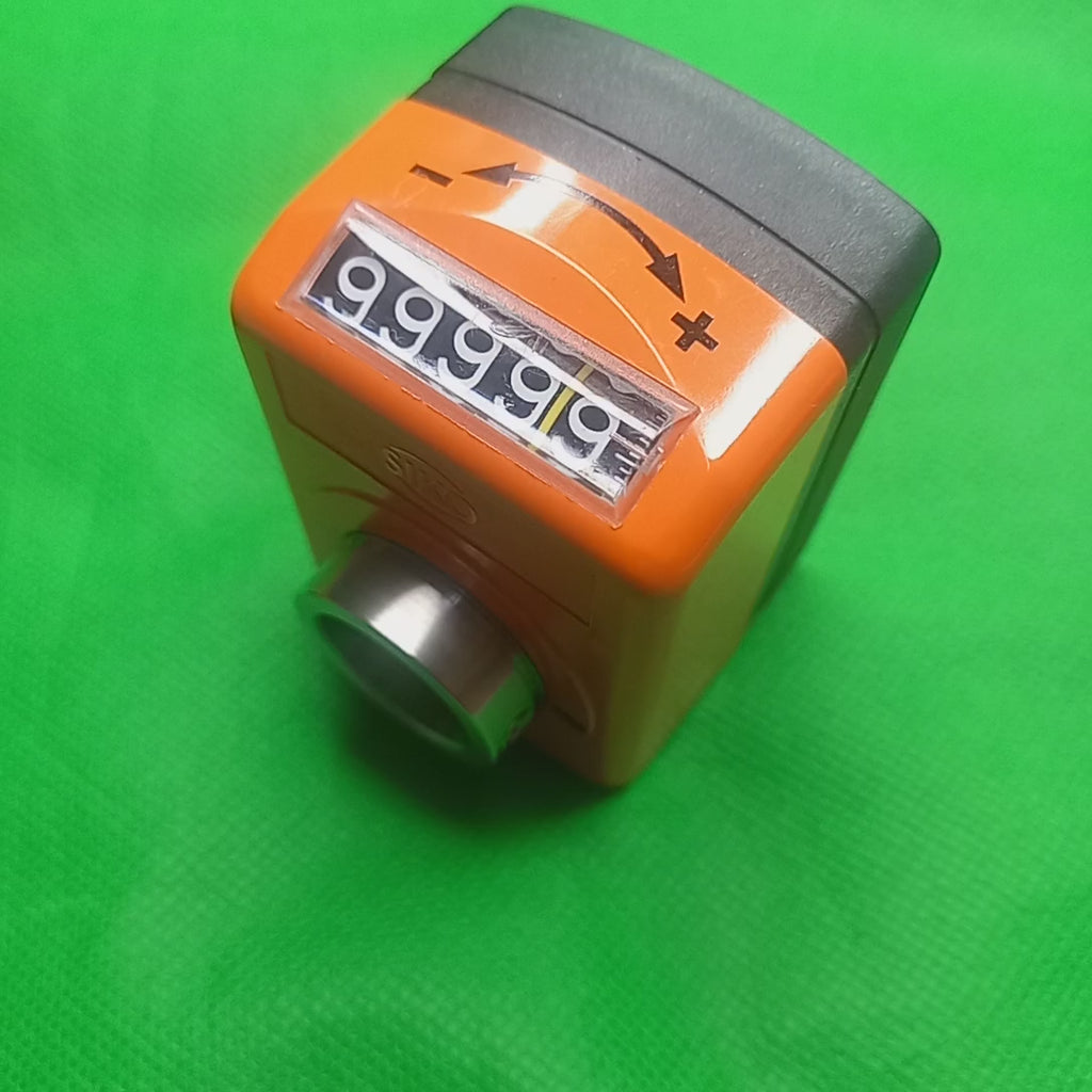 Video DA09S Position indicator Siko DA09S-02-35-1-i-20_MountPos=2, Incr/rev=35mm, in Clockwise Direction, Decimal point =1, 20mmHole
