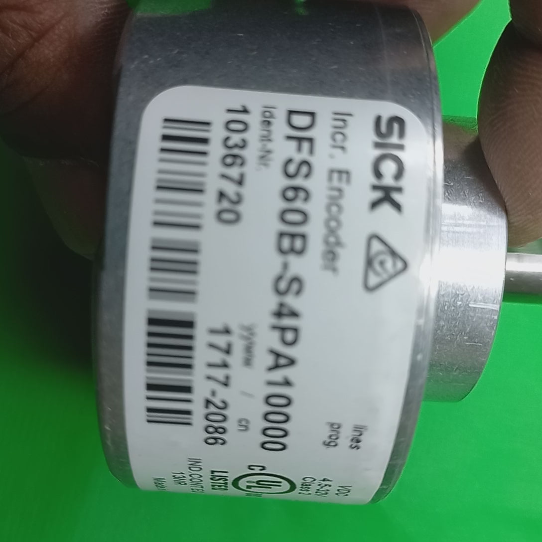 dimensional features, specification sticker of Incremental encoder DFS60B-S4PA10000