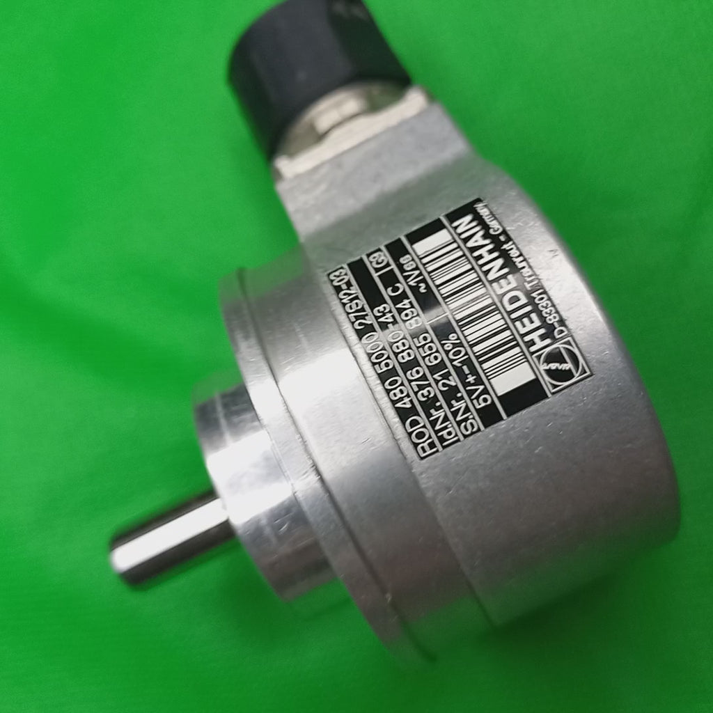 Heidenhain 376880-43 ROD480 5000 27s12-03, Clamping Flange, Shaft 10mm, 1Vss Encoder