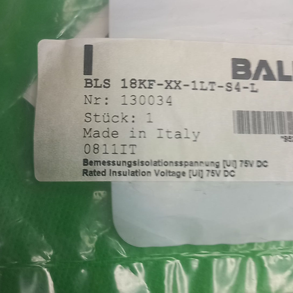 video featuring Balluff BLS 18KF-XX-1LT-S4-L, 130034, BOS00EM