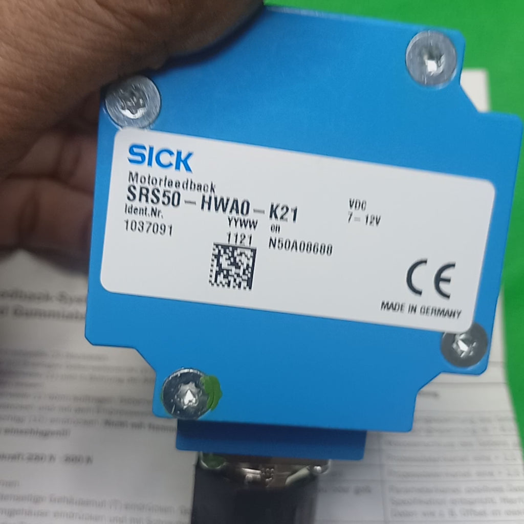 Sick Single Turn HiperFace Motorfeedback SRS50-HWA0-K21, 7-12V, Ident. Nr. 1037091