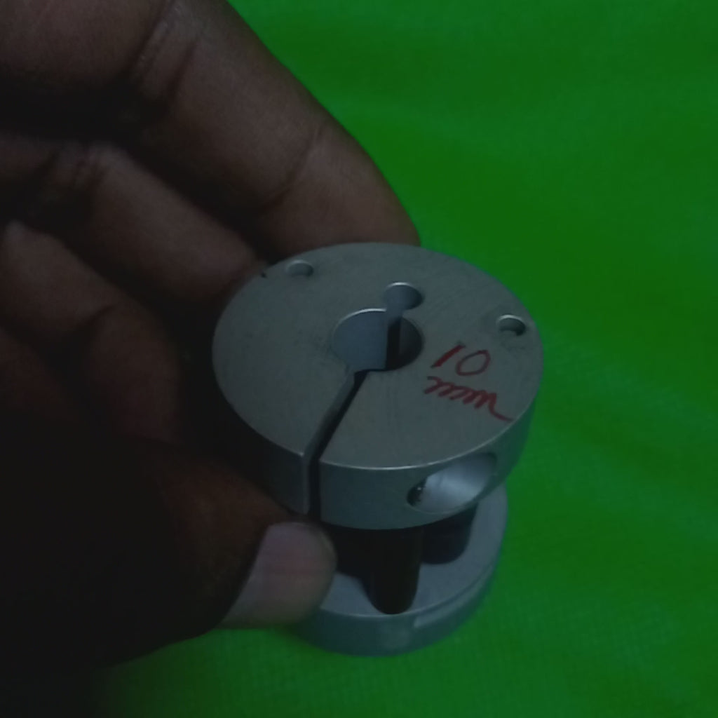 Zero-Max C216P 10mmx10mmx37L Double Disc-Control-Flex Clamp Hub Couplings