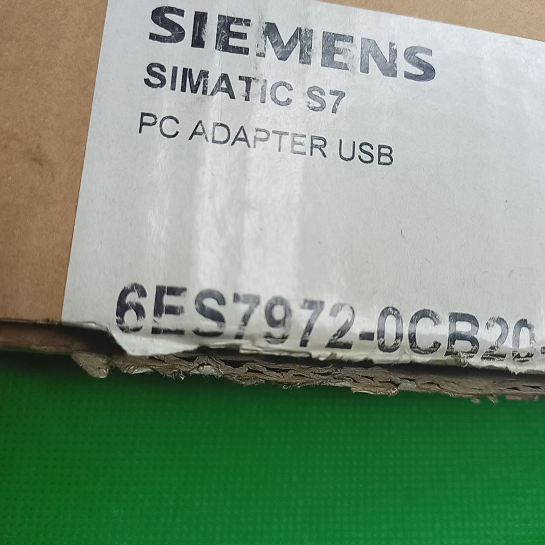 6ES79720CB200XA0 | 6ES7972-0CB20-0XA0 PC Adapter USB Simatic S7

