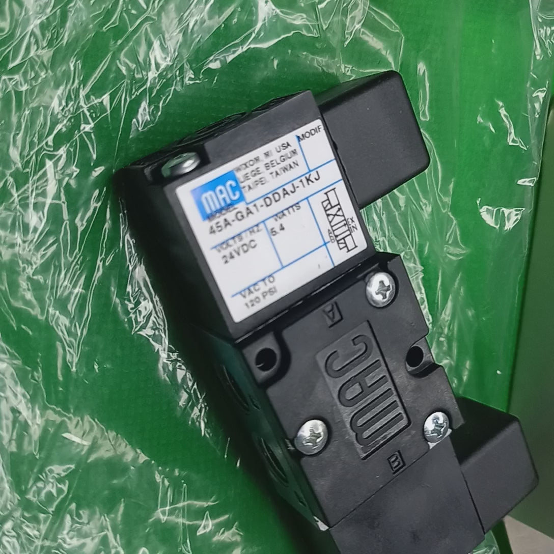 mAC BRAND 45 SERIES VALVE  45A-GA1-DDAJ-1KJ VIDEO SHOWING FEATURES AND UNBOXING