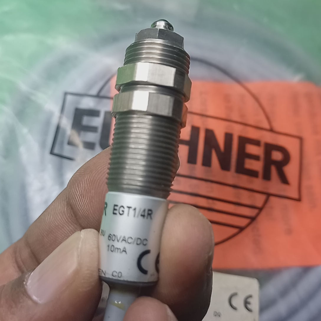 Video showing EGT1/4R5000 (Order no. 001372) Precision single hole fixing limit switch EGT1/4