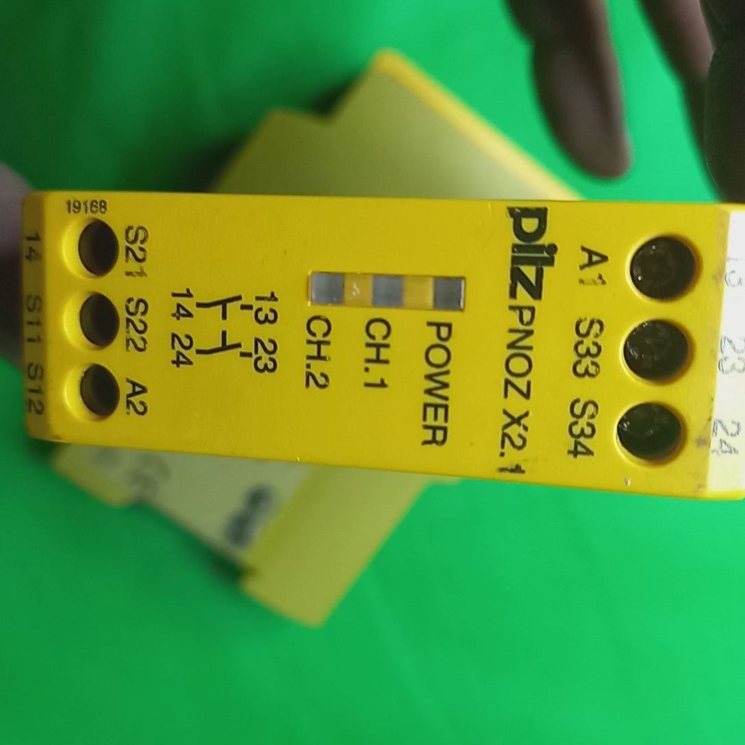 video shows details of PNOZX2.1