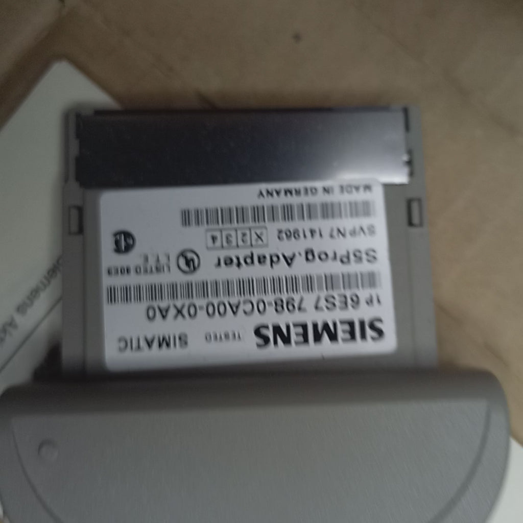 Video of adapter 6ES77980CA000XA0
(EAN: 4019169050289 / UPC: 662643192070)
PG-ADAPTER for S5 EPROM programming