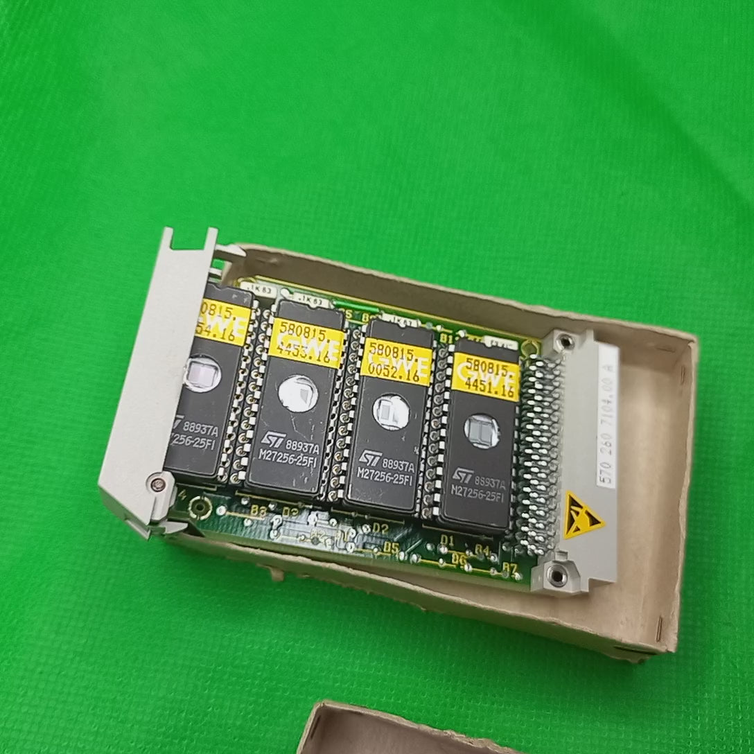 Video shows 6FX 1815-4CX45-6A
Siemens PC612 C/2 -B1200-C480
570.260.7014.00 A
