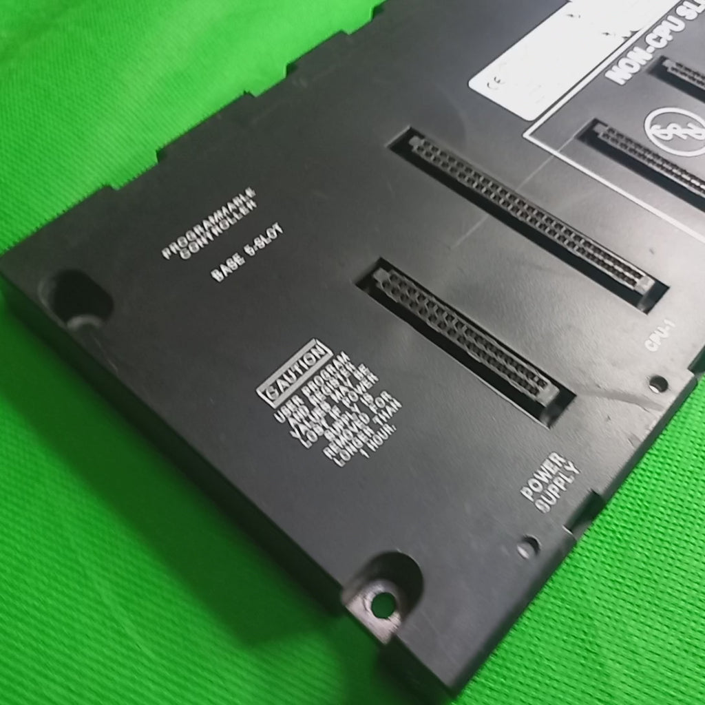 unboxing video GE Fanuc 90-30 PLC IC693CHS397J 5Slot Base EMi Enhanced