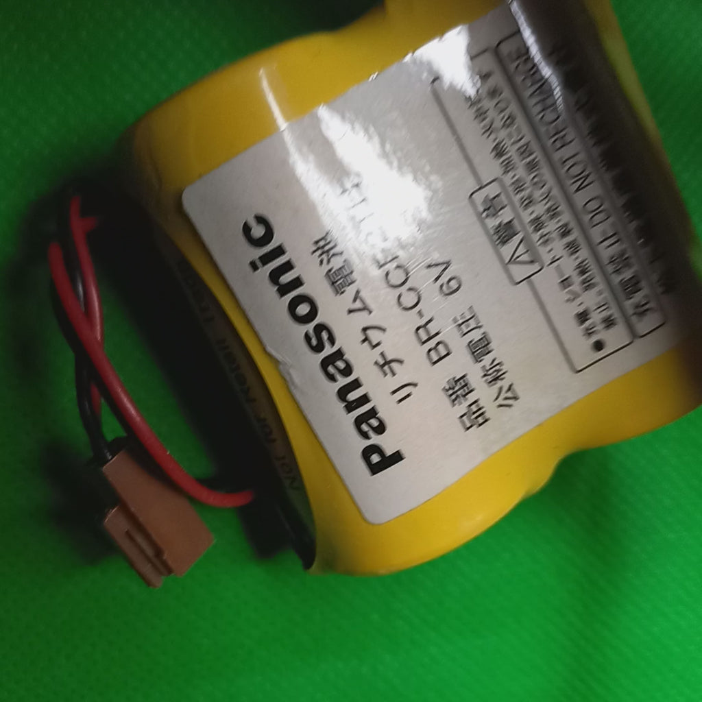 Fanuc Replacement Battery BR-CCF2TH 6V Battery ; 2xBR-C with Fanuc Connector