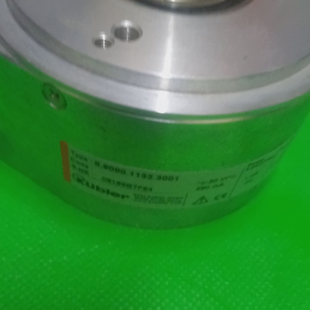 Kubler 9080 Profibus DP Dia 12mm Encoder 8.9080.1132.3001, 13 bits ST x 12 bits MT
