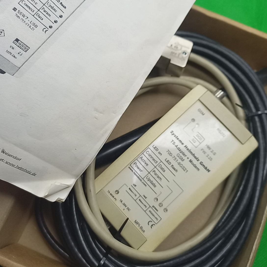 TS Adapter+ Modem GSM 700-751-8GS21 Systeme Helmholz GmbH
Helmholz 700-751-8GS21 (Teleservice SSW7-TS with GSM modem) 