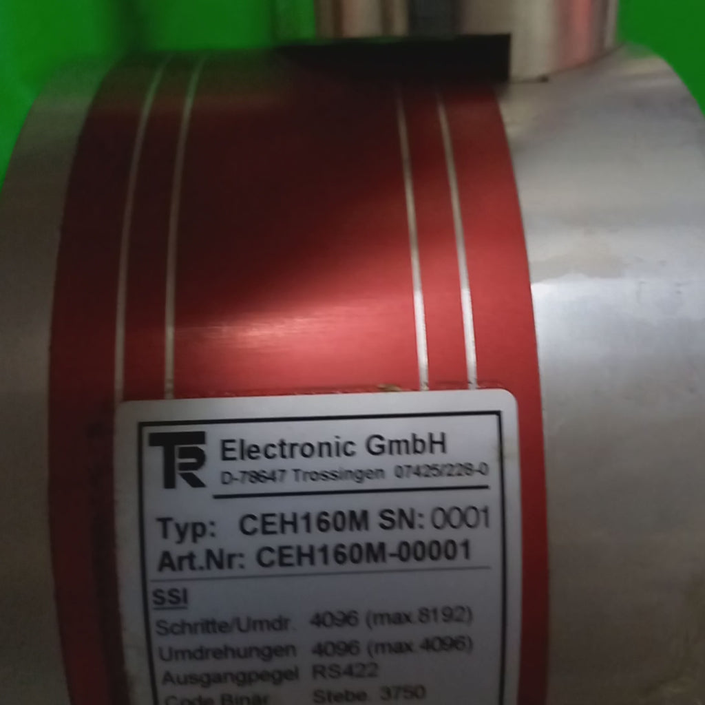 Video showing TR ELECTRONIC 80mm hollow shaft encoder, Body dia 160mm, CEH 160 mm Hollow Shaft CEH 160MM;CE