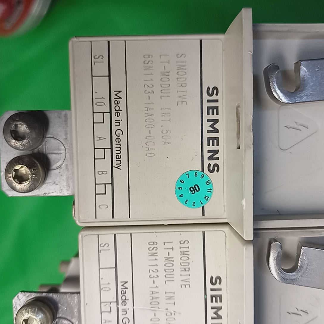 vIDEO OF 6SN11231AA000CA0 | SIMODRIVE 611 power module, 1-axis, 50 A 