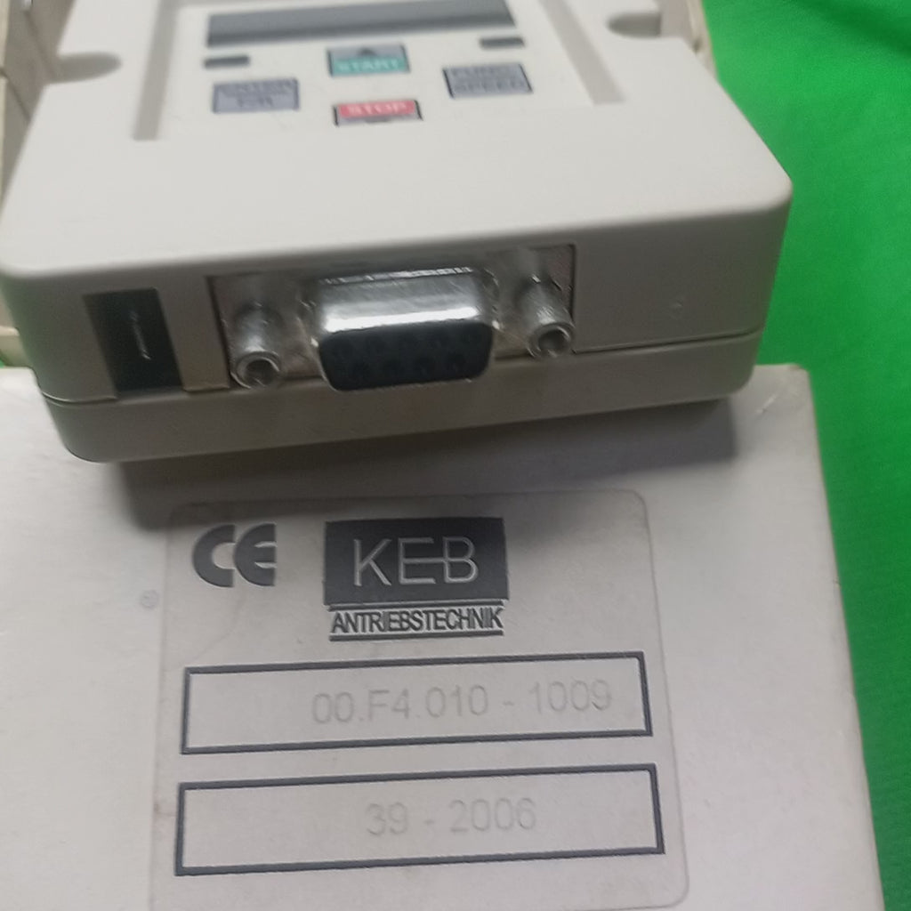 Unboxing Video of KEB 00.F4.010-1009 Combivert (Operator Interface) Combivert 00F40101009