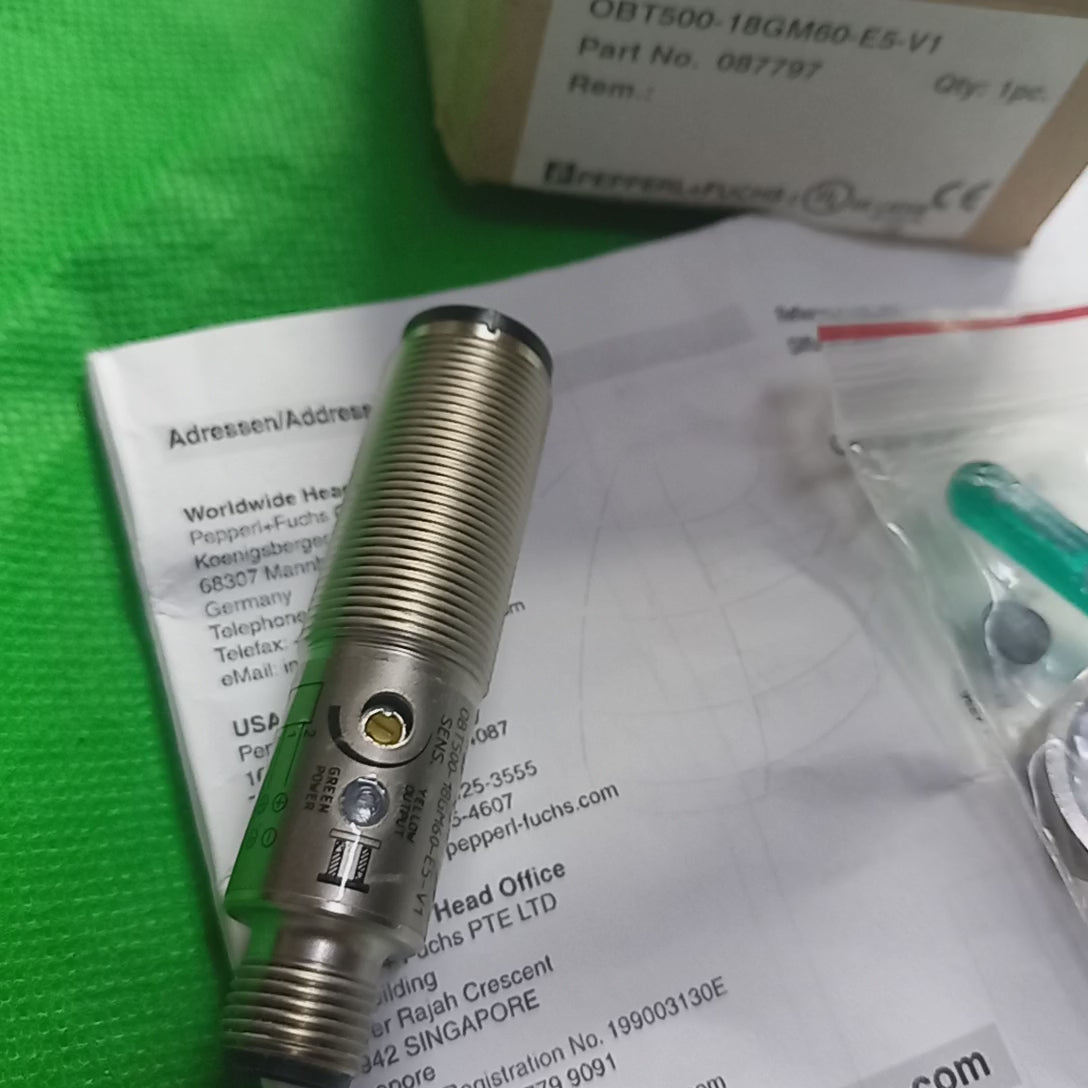 video featuring OBT500-18GM60-E5-V1, Part No. 087797_