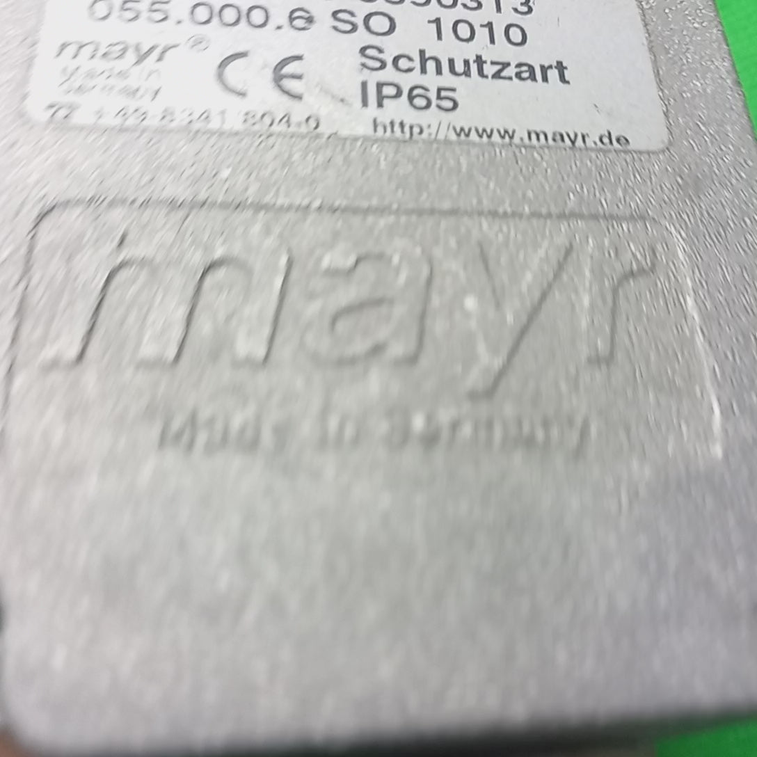 Video of Mayr 055.000.6 SO 1010 Schutzart IP65, Mayr 
Endschalter 0890313, 
