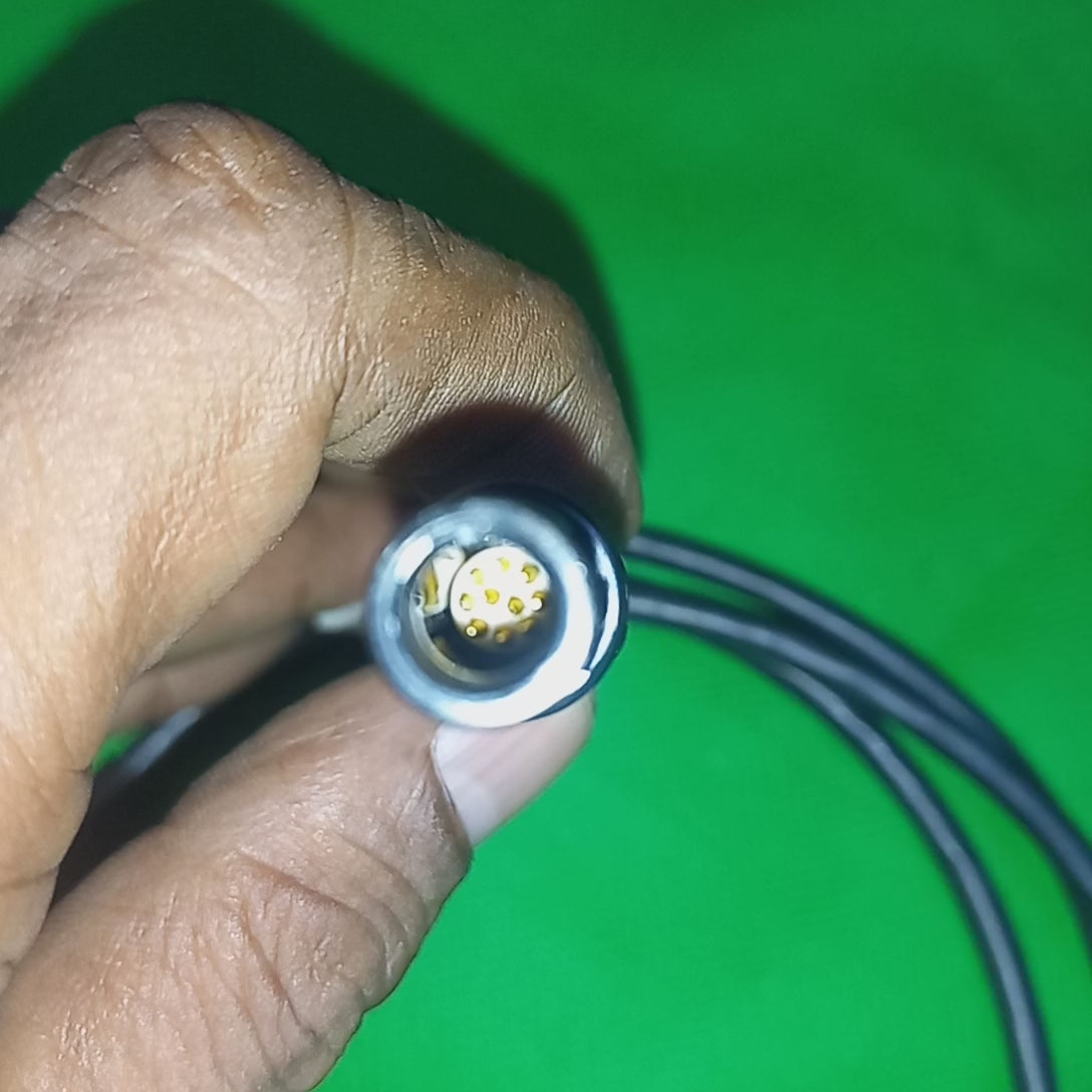 Video shows complete PUsh pull cable made by LEMO Switzerland SWISS made LEMO Cable _10 Pin Male LEMO Redel Connector to 10 Pin Female LEMO PHG.1B.310.CLLZ