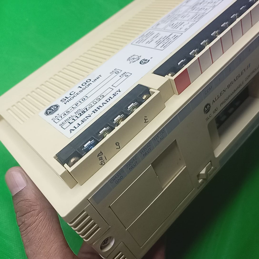 Video showing features of SLC 100 Processor Unit 1745-LP101