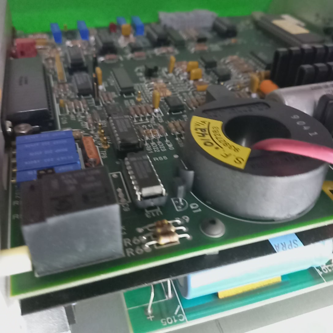 Video shows internal PCB and electronics assembly of Ingresoll-Rand IR 12-27-97 D.C. Motor System 93972693

