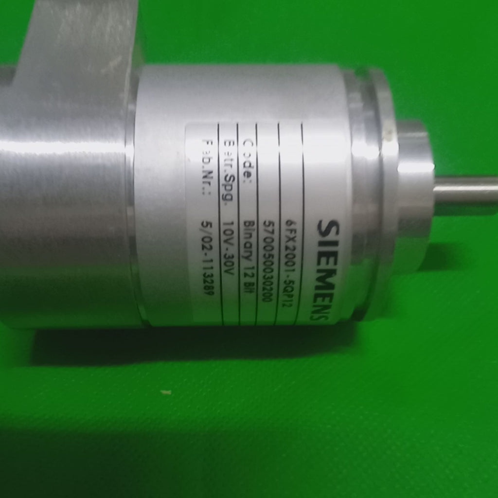 Siemens Absolute ST Encoder 6FX2001-5QP12,10mmshaft, Clamping, 13Bit, Binary Profibus