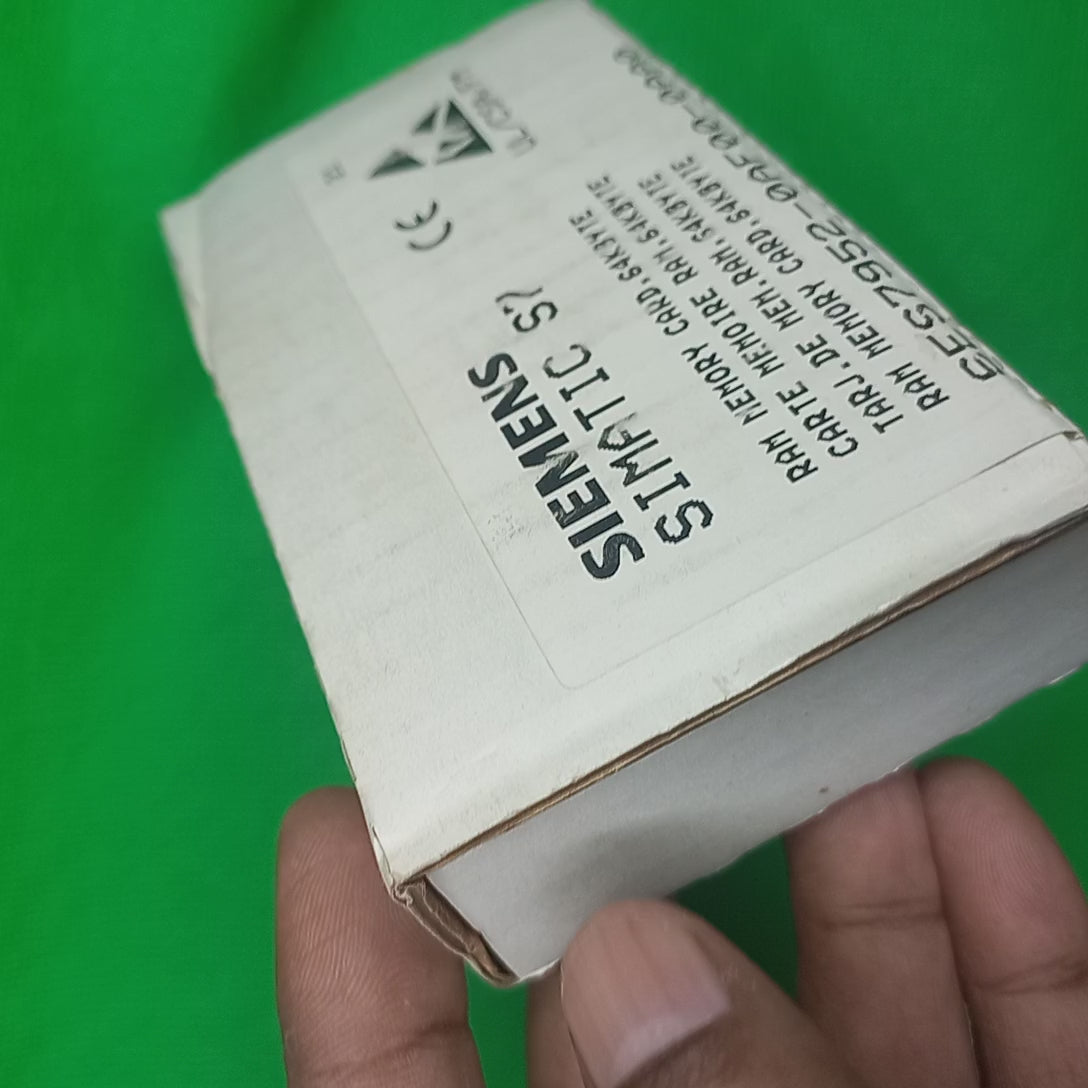 Video Siemens - 6ES7952-0AF00-0AA0 SIMATIC S7, RAM MEMORY CARD 