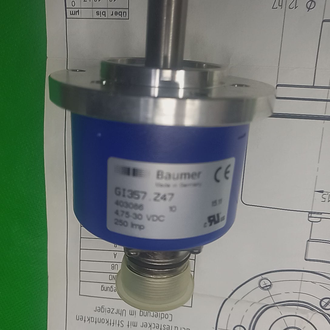 Baumer GI357 | SIL2 (Safety Integrity Level 2) 250imp, 12mm, HTL