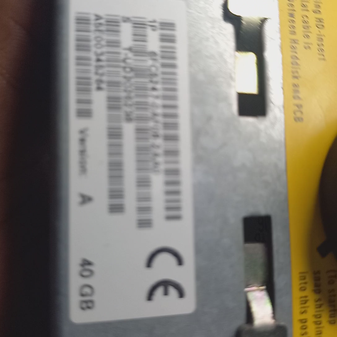 Video 6FC5247-0AF08-2AA0 A5E00345264 Version A ; 40 GB Harddisk  