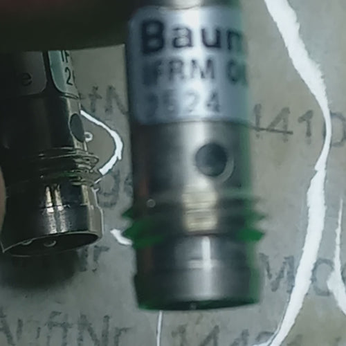 video baumer miniature sensor cylinderical inductive 6.5mm, Baumer IFRM06N1701/S35L,  14421/10; NPN, NO
