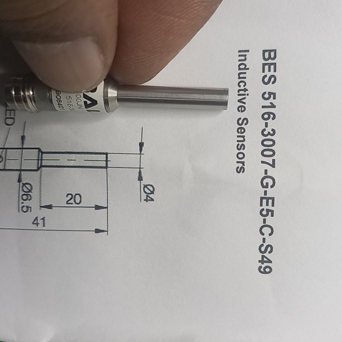 Balluff_BES00JN_BES5163007GE5CS49, SN=1.5mm, Flush, PNP normally open (NO)