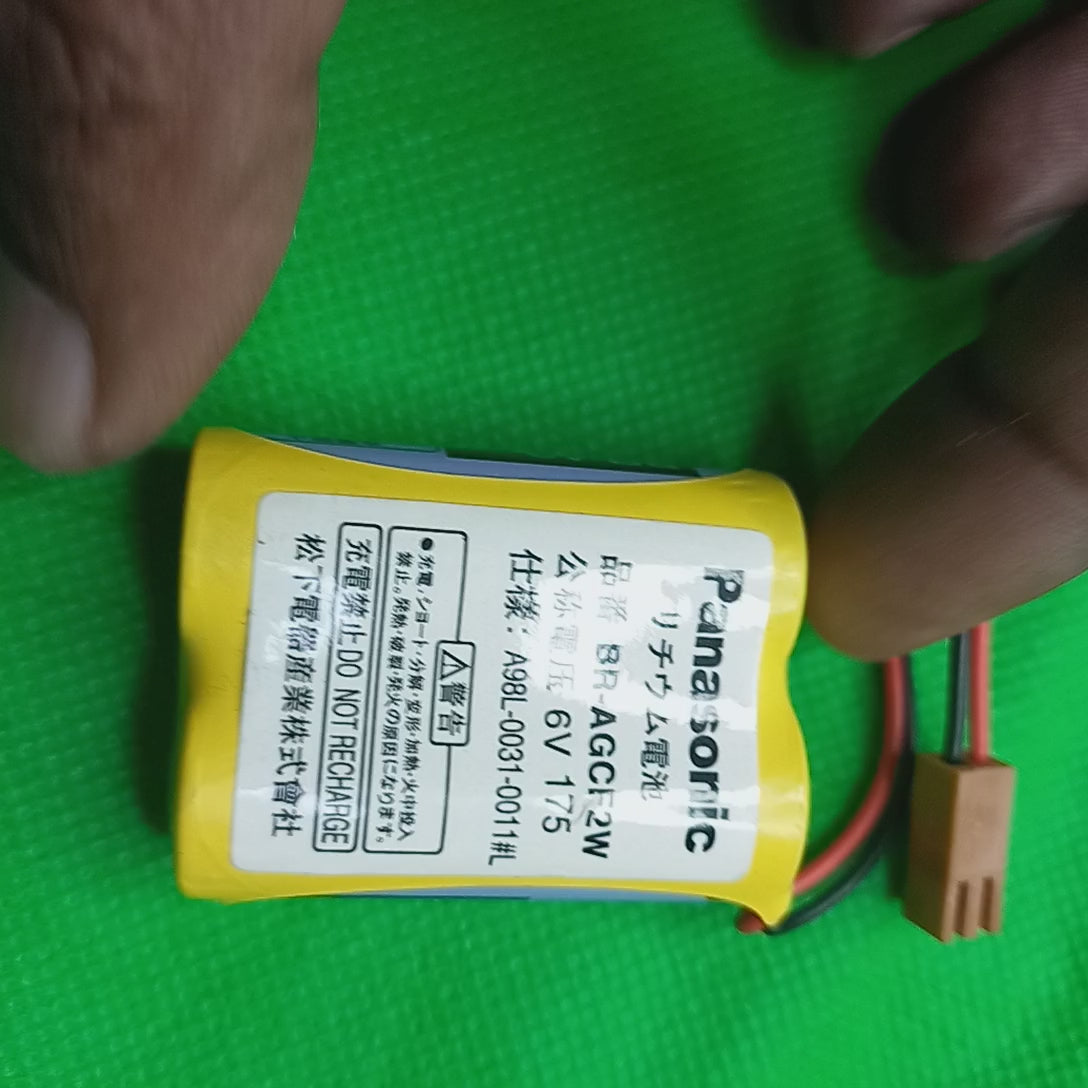 PLC Battery BRAGCF2W BR-AGCF2W 6V;Fanuc A98L-0031-001#L;A98L-0031-001L;BR AGCF 2W