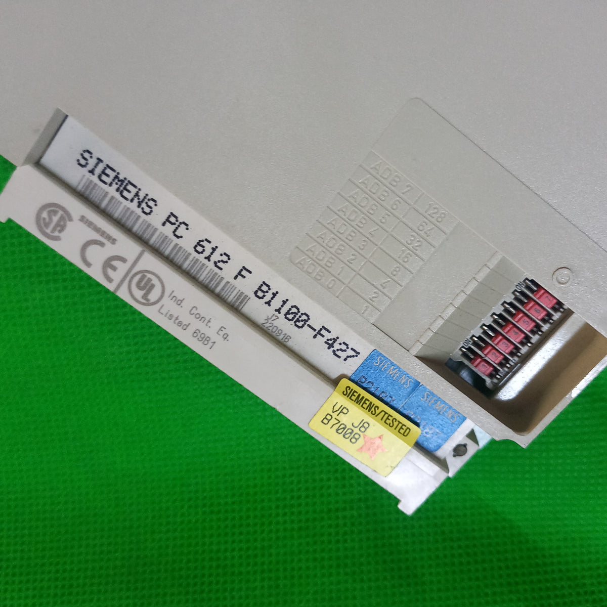 specification sticker of 6ES5431-4UA12

Digital inp.431-4,16DI,DC24/60V, 