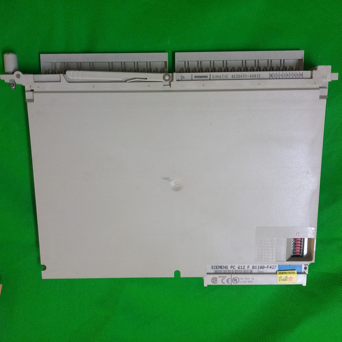 Left side photo of 6ES5 431-4UA12

Digital inp.431-4,16DI,DC24/60V,isolated

SIMATIC S5, Digital input 431 Isolated Compact design U 16 inputs 24V/48V/60V